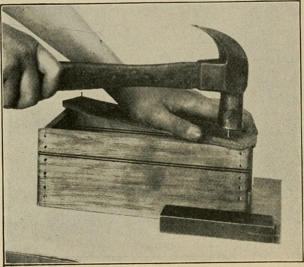 An illustration from Woodwork for the grades for use in manual training classes, 1912, leaf 213