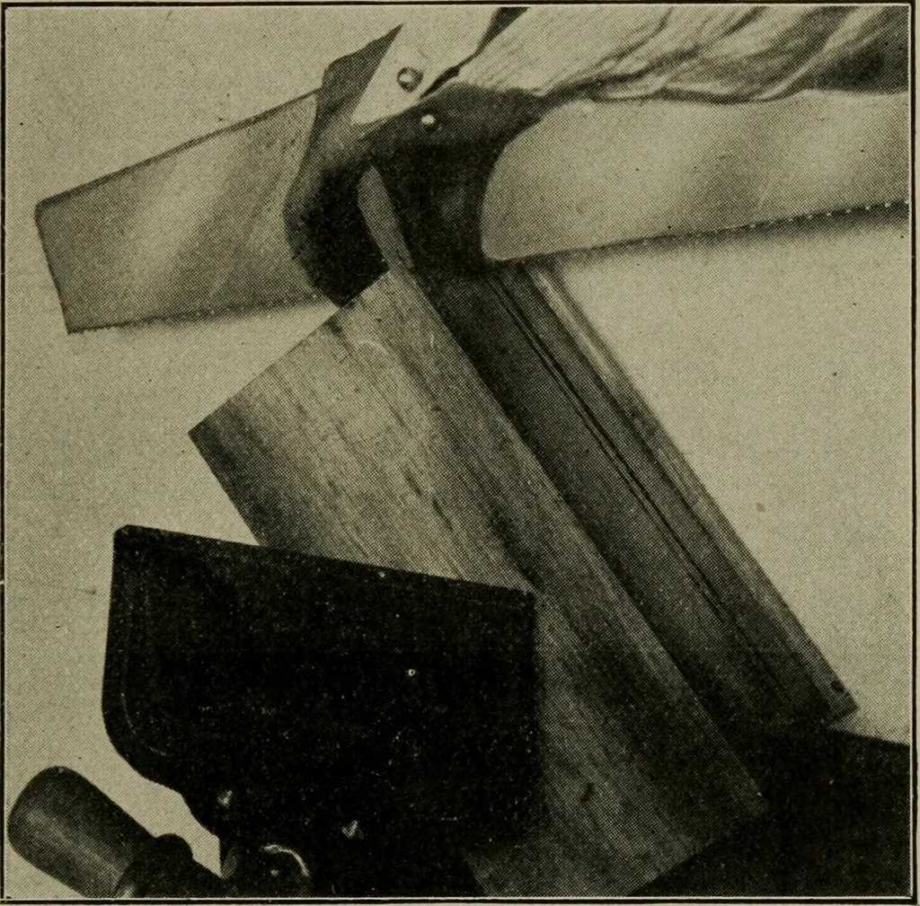 An illustration from Woodwork for the grades for use in manual training classes, 1912, leaf 216