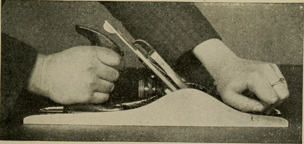 An illustration from Woodwork for the grades for use in manual training classes, 1912, leaf 22