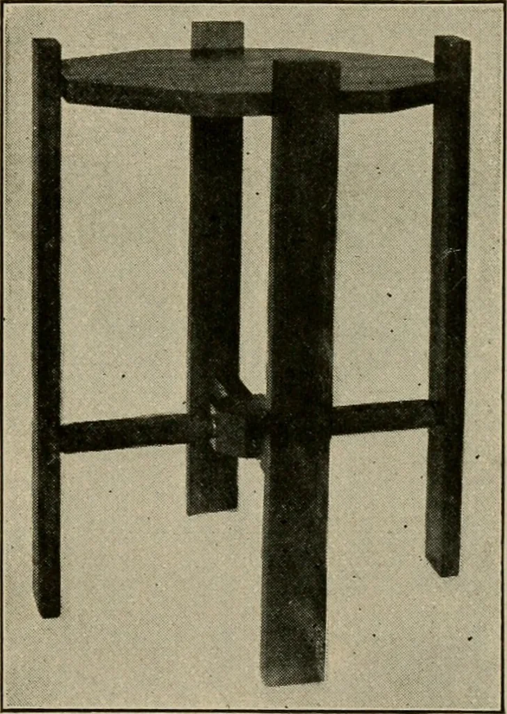 An illustration from Woodwork for the grades for use in manual training classes, 1912, leaf 236