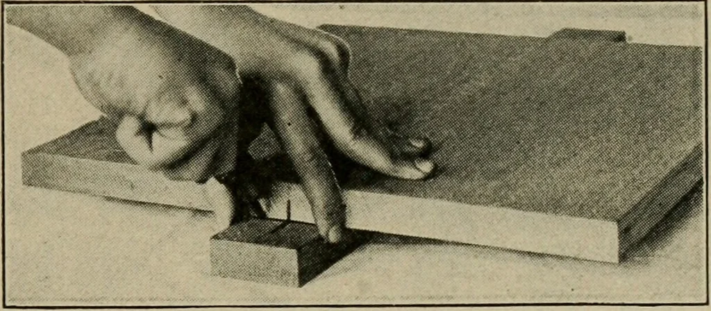 An illustration from Woodwork for the grades for use in manual training classes, 1912, leaf 238
