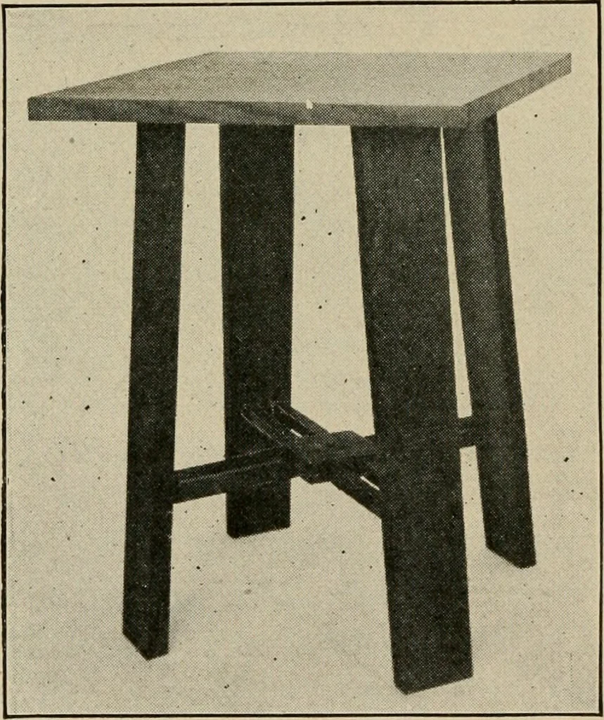 An illustration from Woodwork for the grades for use in manual training classes, 1912, leaf 239