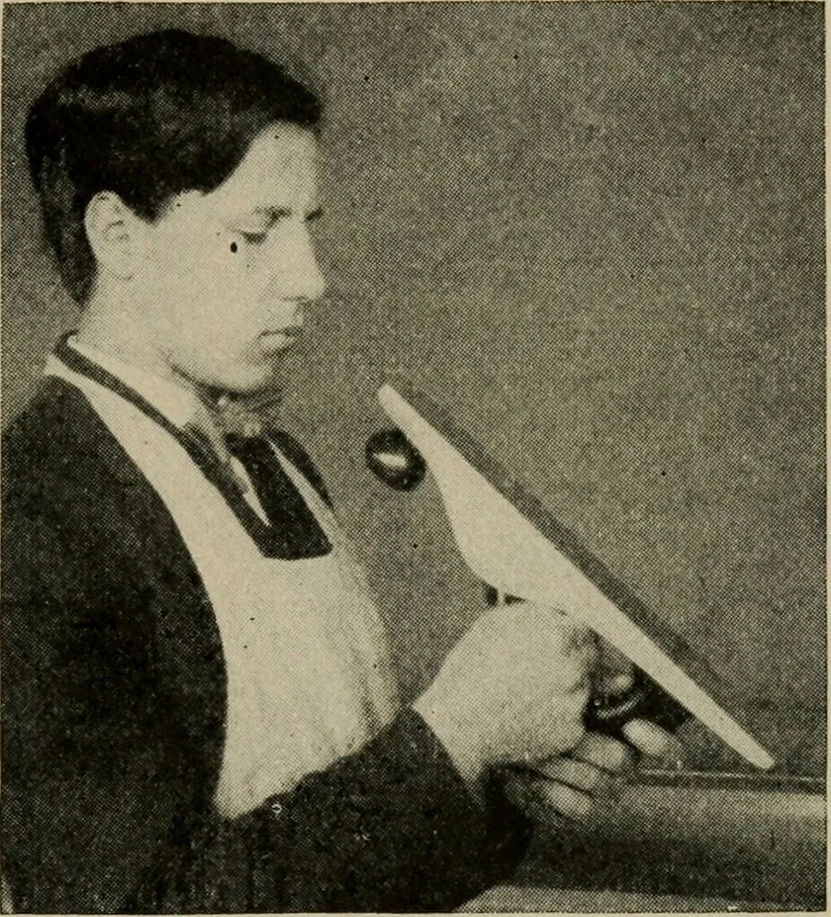 An illustration from Woodwork for the grades for use in manual training classes, 1912, leaf 24