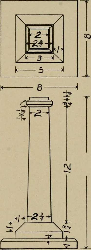 An illustration from Woodwork for the grades for use in manual training classes, 1912, leaf 242