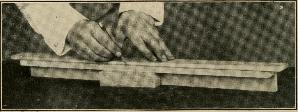 An illustration from Woodwork for the grades for use in manual training classes, 1912, leaf 245