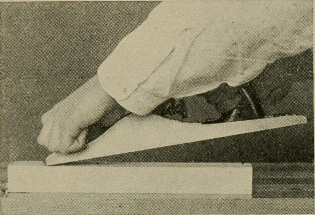 An illustration from Woodwork for the grades for use in manual training classes, 1912, leaf 42
