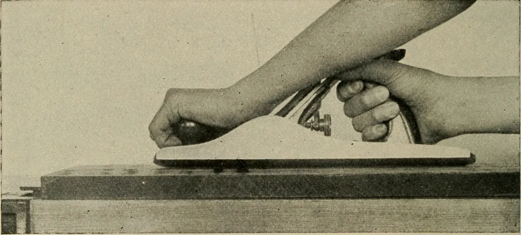 An illustration from Woodwork for the grades for use in manual training classes, 1912, leaf 43