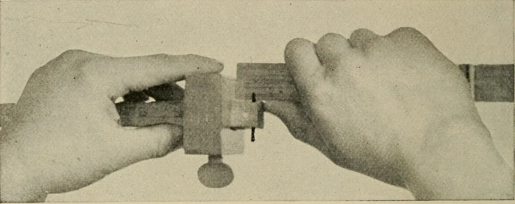 An illustration from Woodwork for the grades for use in manual training classes, 1912, leaf 47