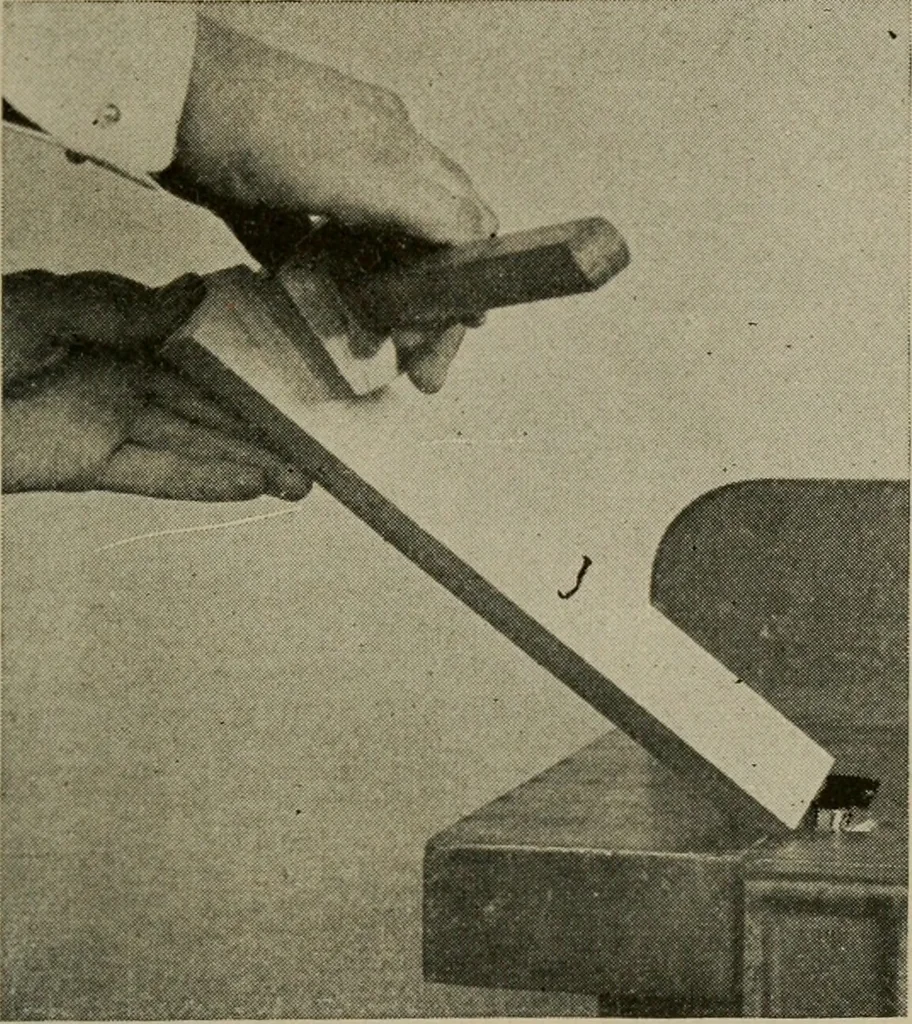 An illustration from Woodwork for the grades for use in manual training classes, 1912, leaf 50