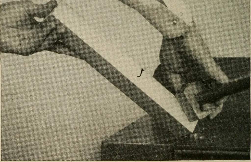 An illustration from Woodwork for the grades for use in manual training classes, 1912, leaf 51