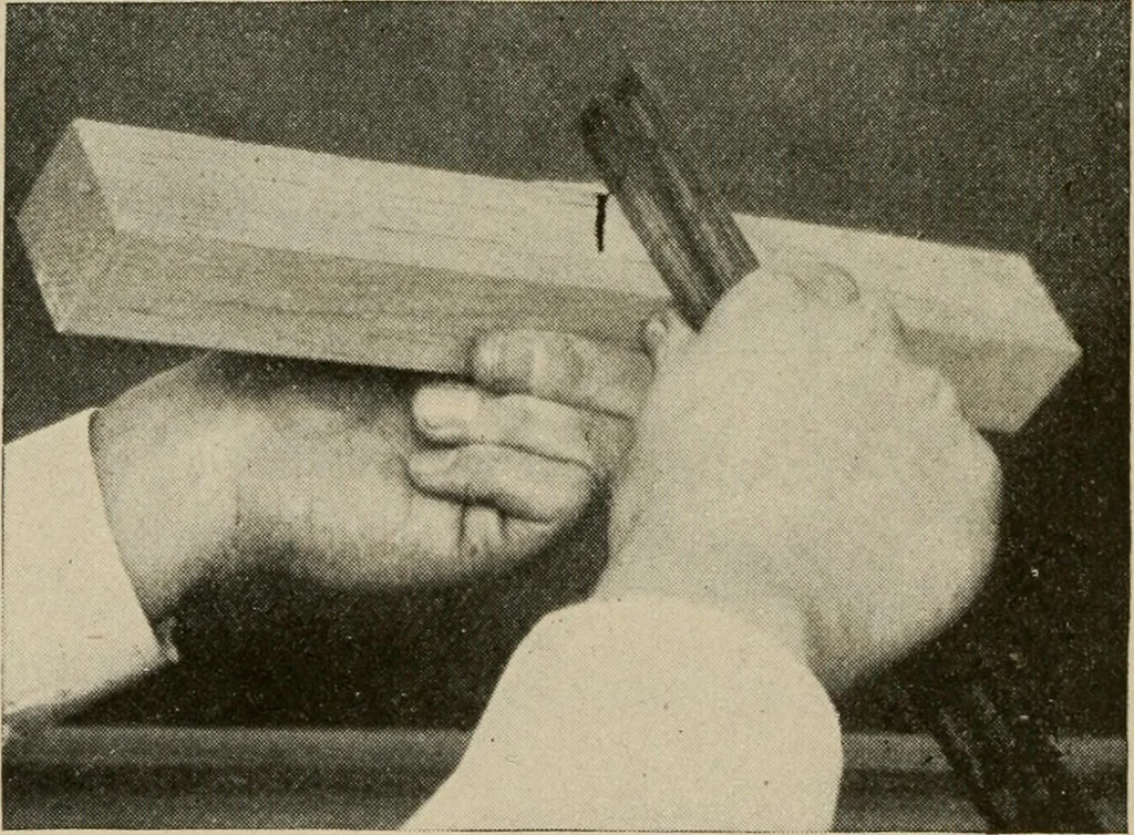An illustration from Woodwork for the grades for use in manual training classes, 1912, leaf 53