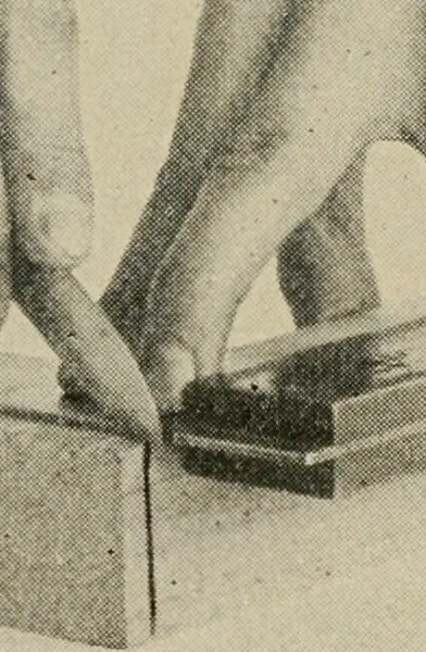 An illustration from Woodwork for the grades for use in manual training classes, 1912, leaf 61