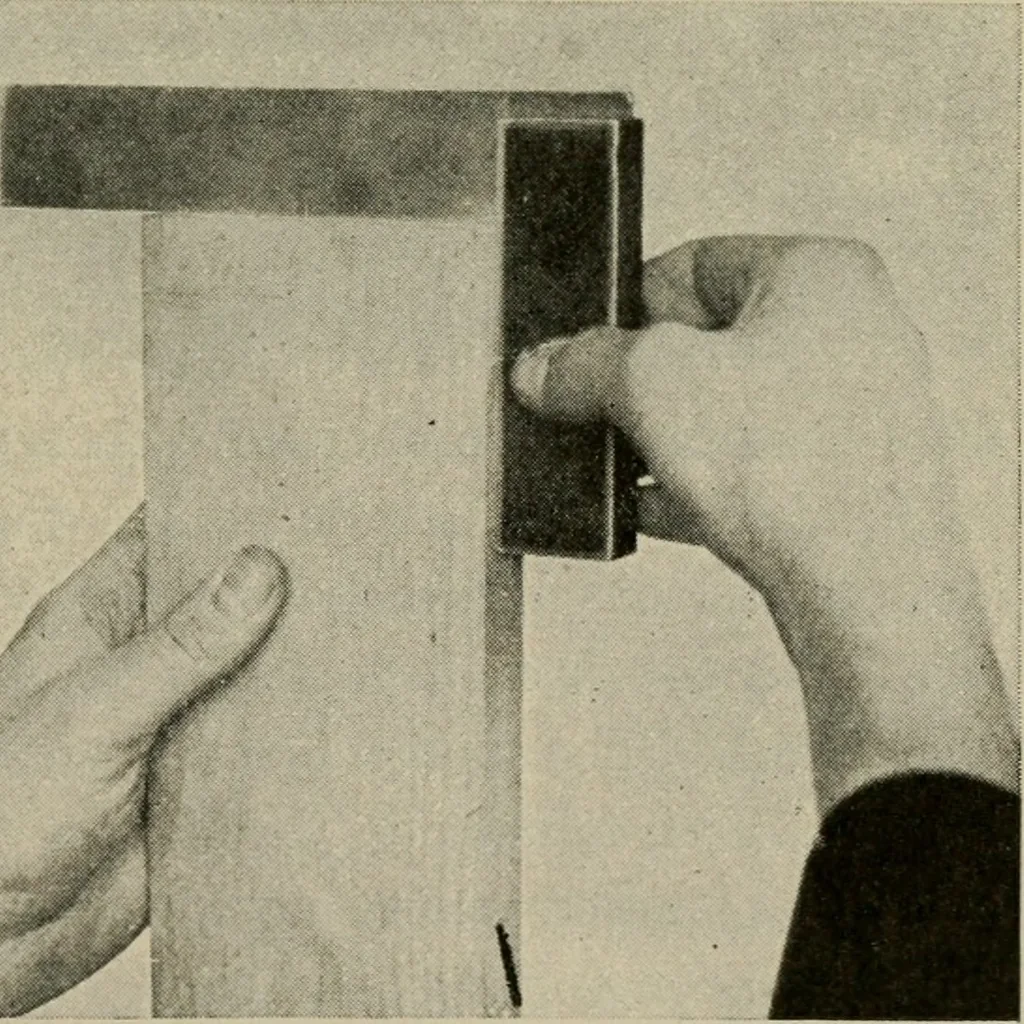 An illustration from Woodwork for the grades for use in manual training classes, 1912, leaf 76