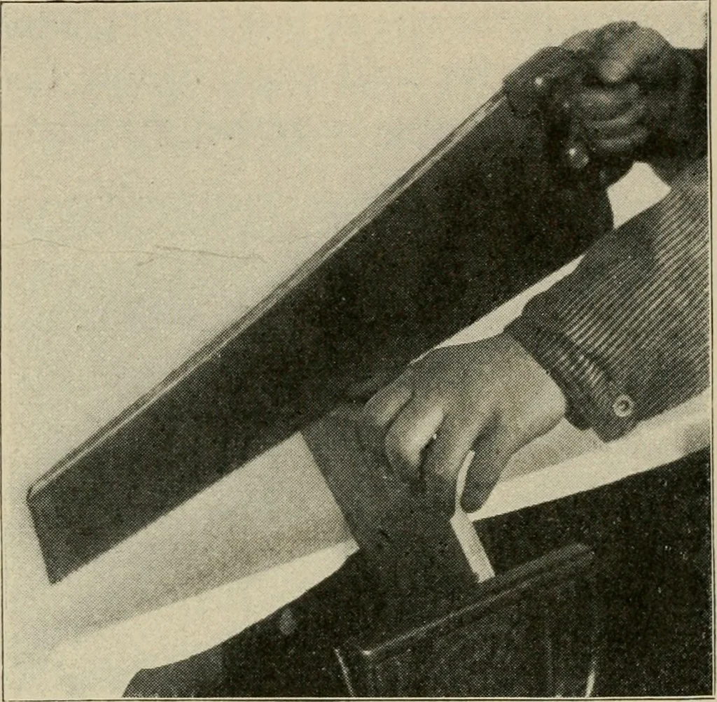 An illustration from Woodwork for the grades for use in manual training classes, 1912, leaf 83