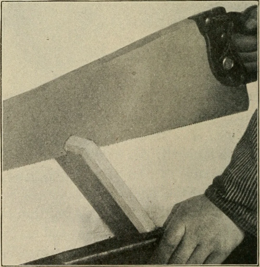 An illustration from Woodwork for the grades for use in manual training classes, 1912, leaf 83