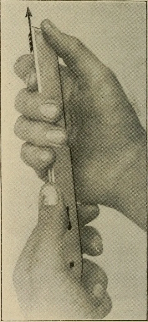 An illustration from Woodwork for the grades for use in manual training classes, 1912, leaf 91