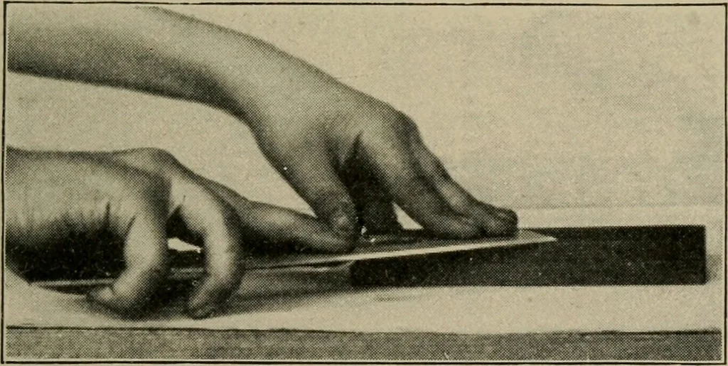 An illustration from Woodwork for the grades for use in manual training classes, 1912, leaf 92