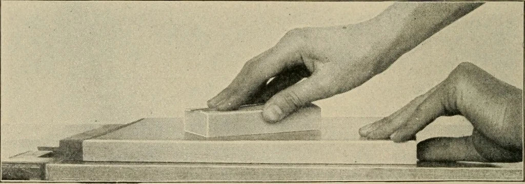 An illustration from Woodwork for the grades for use in manual training classes, 1912, leaf 99