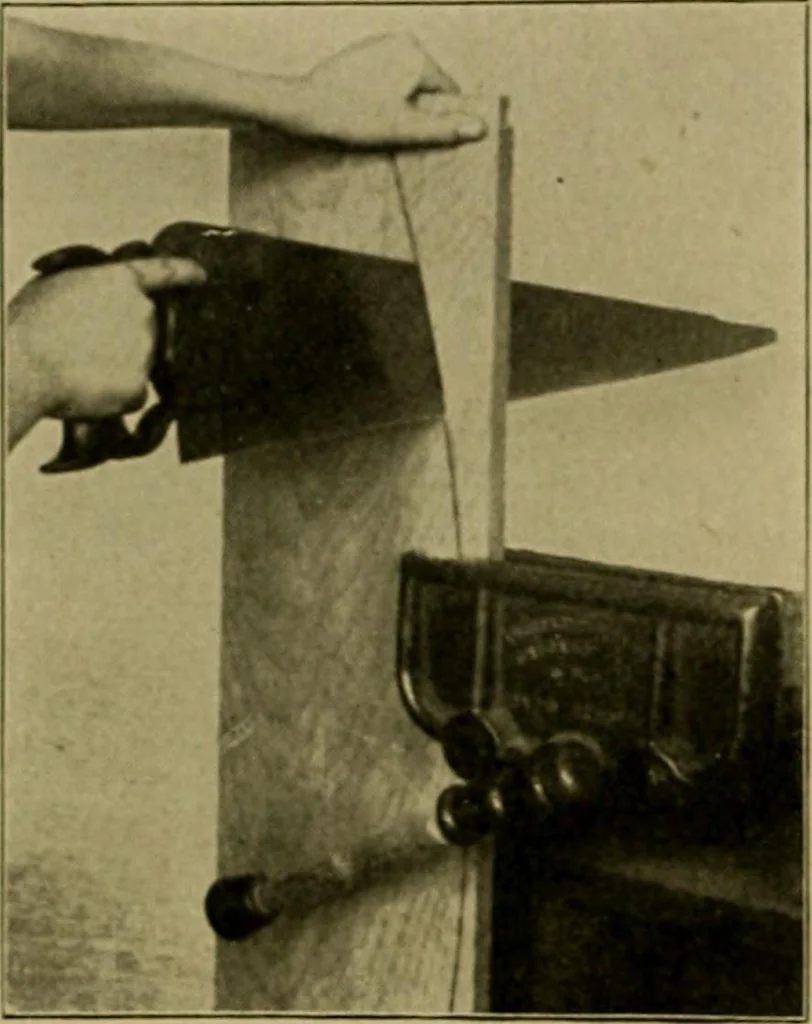 An illustration from Woodwork for the grades, for use in manual training classes; fully illustrated with three hundred half-tone engravings from actual shop practice, and many working drawings of educational shop problems, 1913, leaf 121