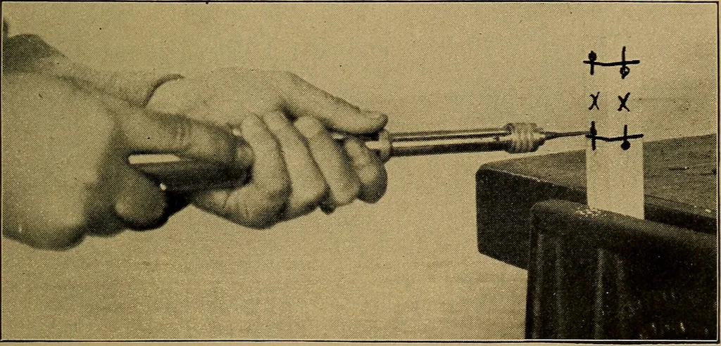 An illustration from Woodwork for the grades, for use in manual training classes; fully illustrated with three hundred half-tone engravings from actual shop practice, and many working drawings of educational shop problems, 1913, leaf 138