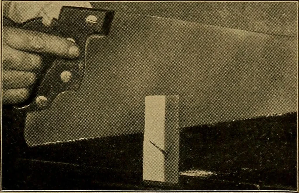 An illustration from Woodwork for the grades, for use in manual training classes; fully illustrated with three hundred half-tone engravings from actual shop practice, and many working drawings of educational shop problems, 1913, leaf 142