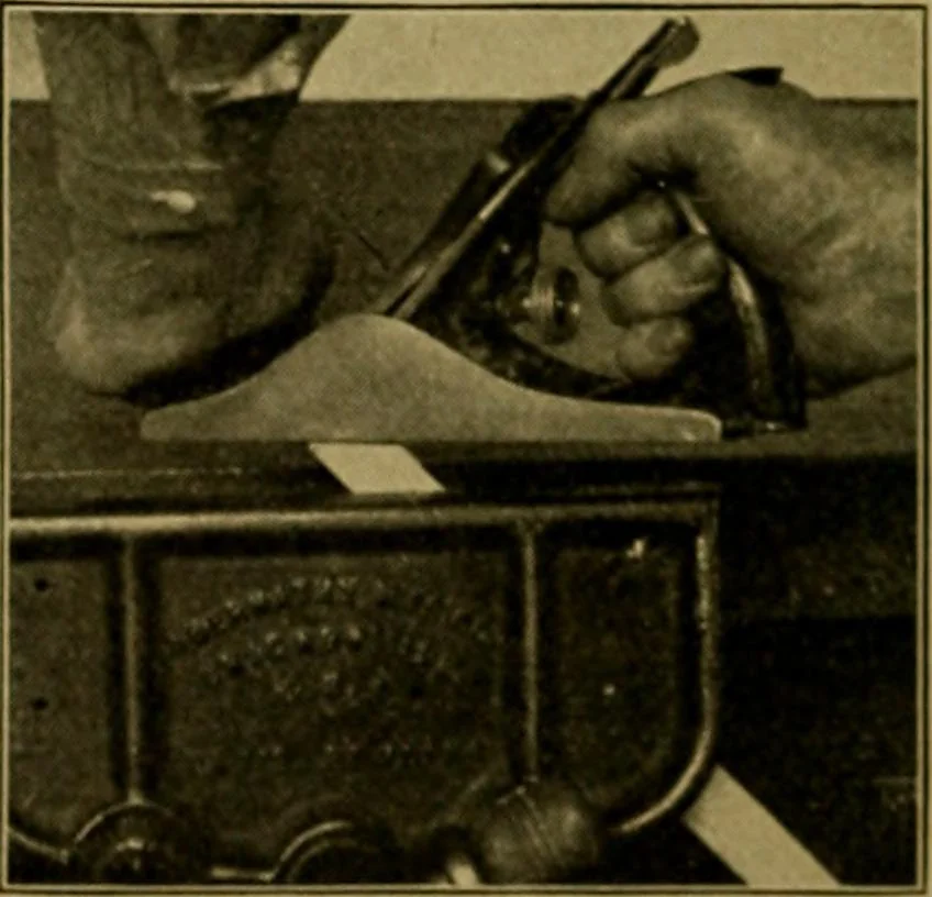 An illustration from Woodwork for the grades, for use in manual training classes; fully illustrated with three hundred half-tone engravings from actual shop practice, and many working drawings of educational shop problems, 1913, leaf 147
