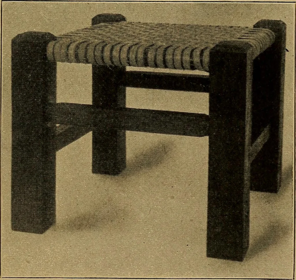 An illustration from Woodwork for the grades, for use in manual training classes; fully illustrated with three hundred half-tone engravings from actual shop practice, and many working drawings of educational shop problems, 1913, leaf 158