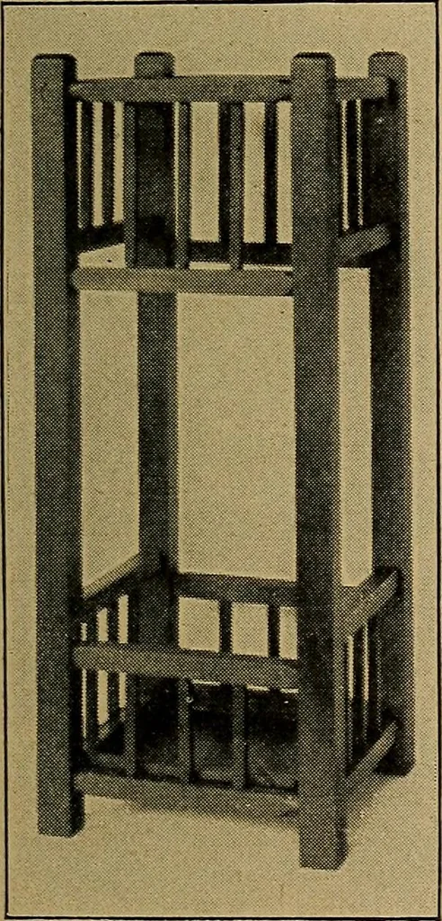 An illustration from Woodwork for the grades, for use in manual training classes; fully illustrated with three hundred half-tone engravings from actual shop practice, and many working drawings of educational shop problems, 1913, leaf 182