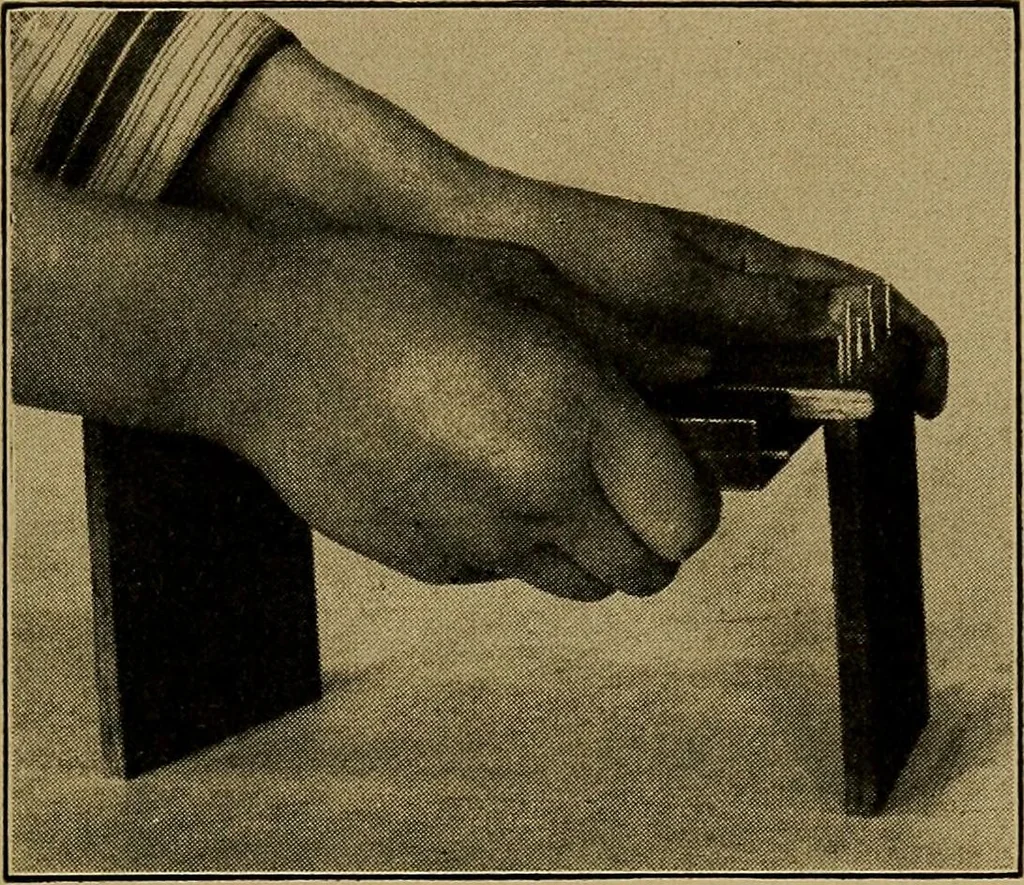 An illustration from Woodwork for the grades, for use in manual training classes; fully illustrated with three hundred half-tone engravings from actual shop practice, and many working drawings of educational shop problems, 1913, leaf 212