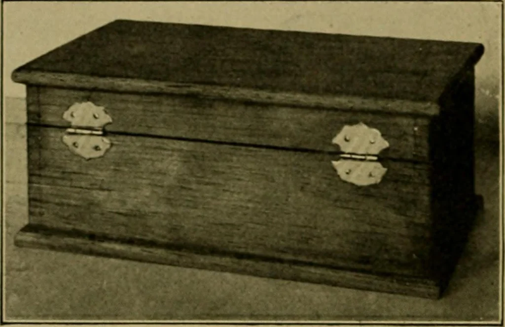 An illustration from Woodwork for the grades, for use in manual training classes; fully illustrated with three hundred half-tone engravings from actual shop practice, and many working drawings of educational shop problems, 1913, leaf 217
