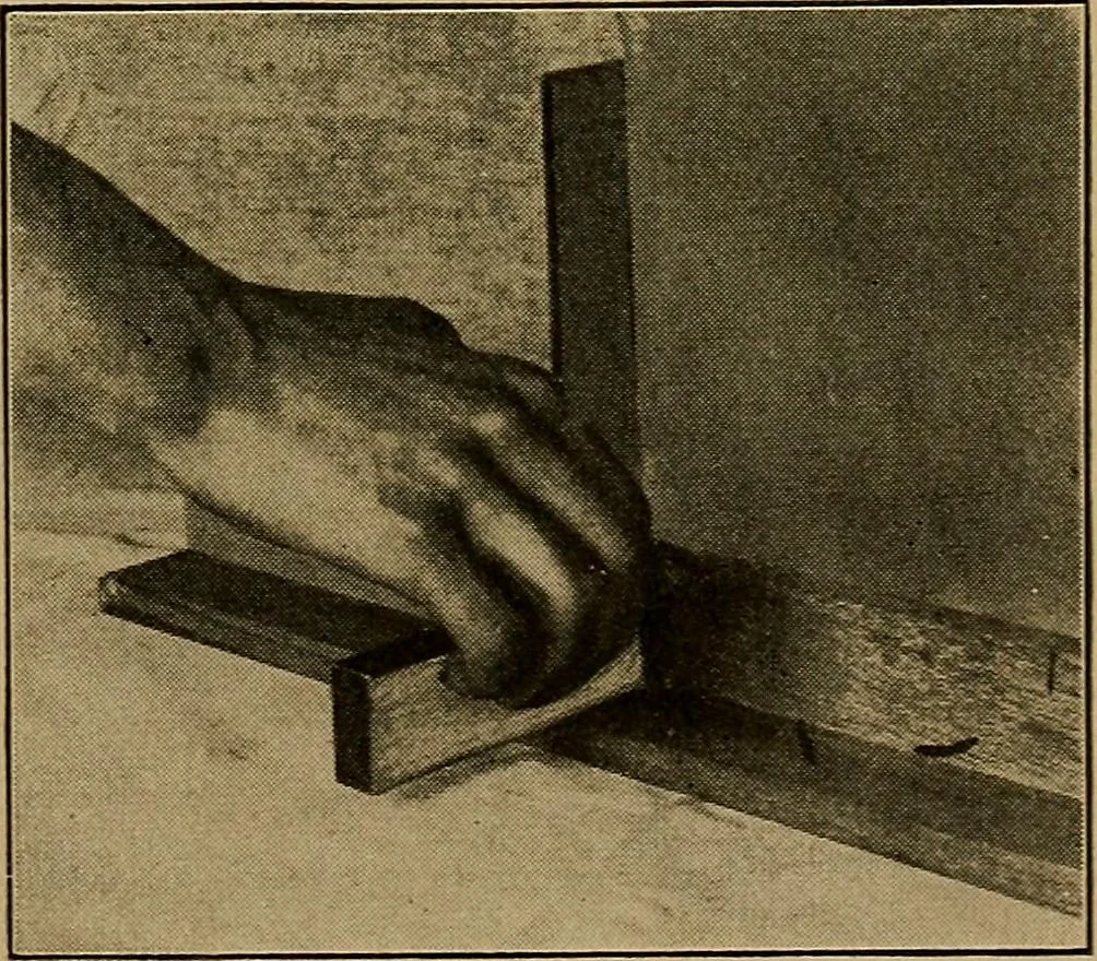 An illustration from Woodwork for the grades, for use in manual training classes; fully illustrated with three hundred half-tone engravings from actual shop practice, and many working drawings of educational shop problems, 1913, leaf 248