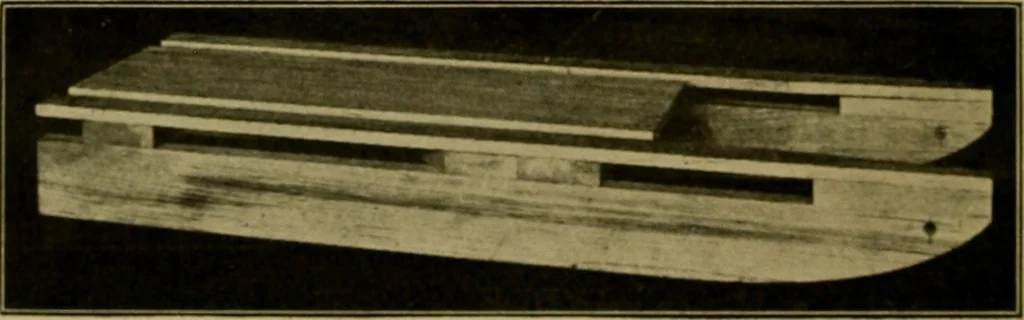 An illustration from Woodwork for the grades, for use in manual training classes; fully illustrated with three hundred half-tone engravings from actual shop practice, and many working drawings of educational shop problems, 1913, leaf 249