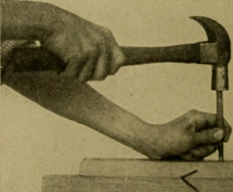 An illustration from Woodwork for the grades, for use in manual training classes; fully illustrated with three hundred half-tone engravings from actual shop practice, and many working drawings of educational shop problems, 1913, leaf 87