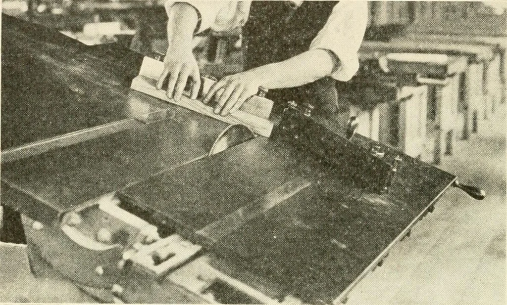 An illustration from Woodwork for secondary schools; a text-book for high schools and colleges, prevocational and elementary industrial schools, 1916, leaf 105