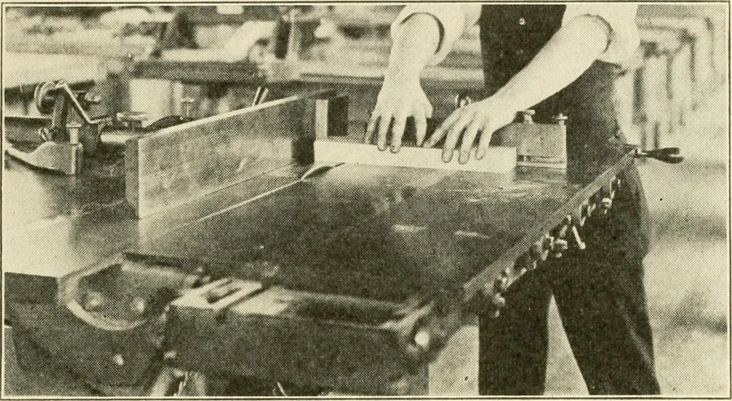 An illustration from Woodwork for secondary schools; a text-book for high schools and colleges, prevocational and elementary industrial schools, 1916, leaf 106