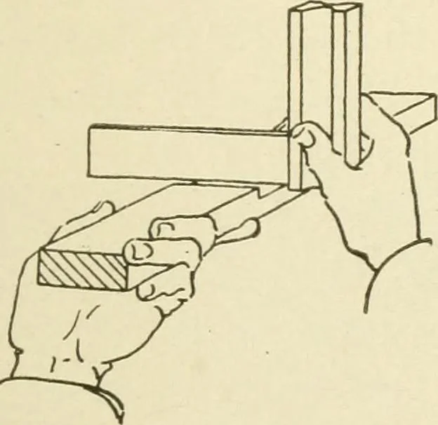An illustration from Woodwork for secondary schools; a text-book for high schools and colleges, prevocational and elementary industrial schools, 1916, leaf 162