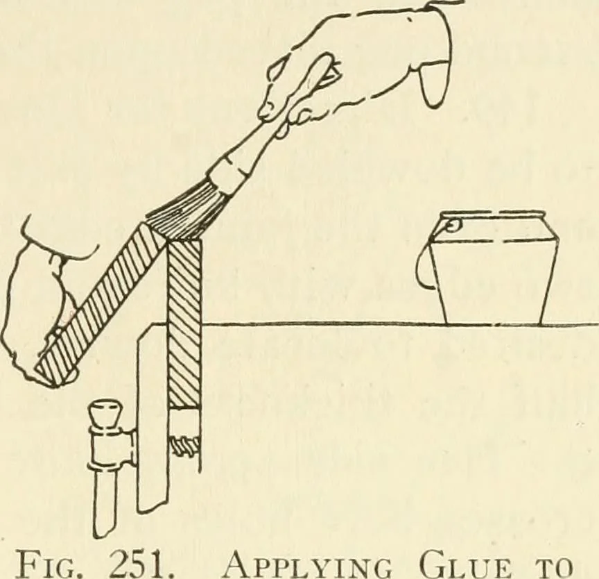 An illustration from Woodwork for secondary schools; a text-book for high schools and colleges, prevocational and elementary industrial schools, 1916, leaf 166