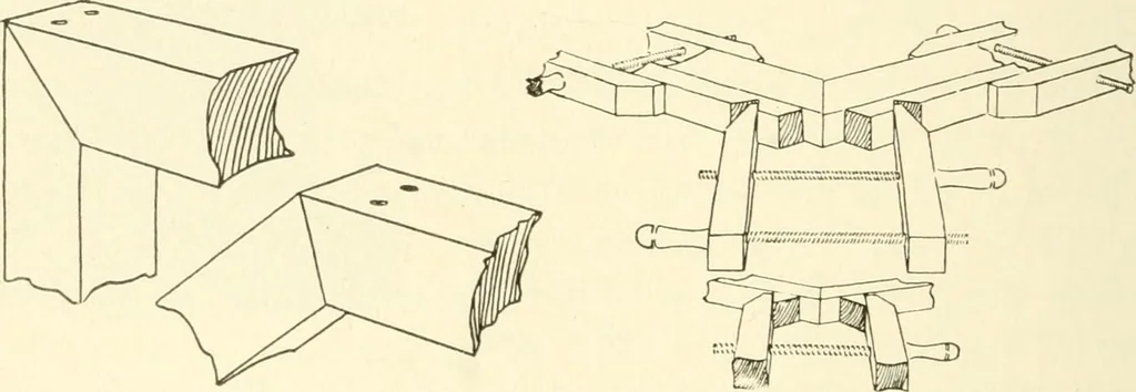 An illustration from Woodwork for secondary schools; a text-book for high schools and colleges, prevocational and elementary industrial schools, 1916, leaf 175