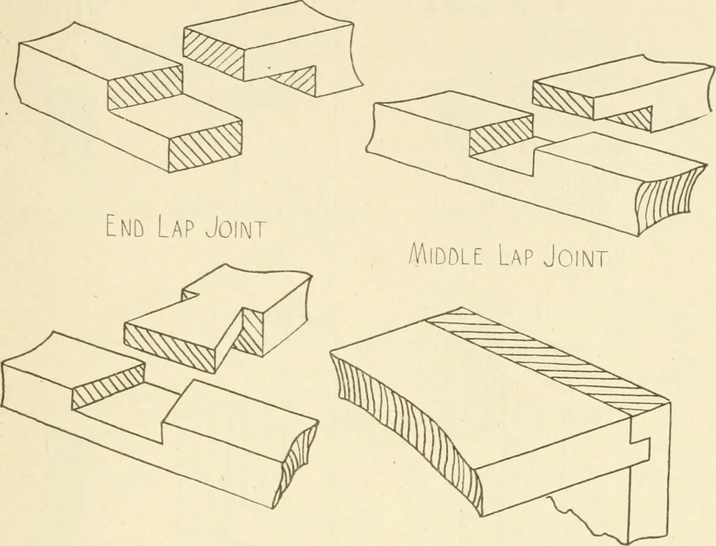 An illustration from Woodwork for secondary schools; a text-book for high schools and colleges, prevocational and elementary industrial schools, 1916, leaf 180