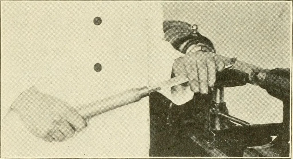 An illustration from Woodwork for secondary schools; a text-book for high schools and colleges, prevocational and elementary industrial schools, 1916, leaf 196