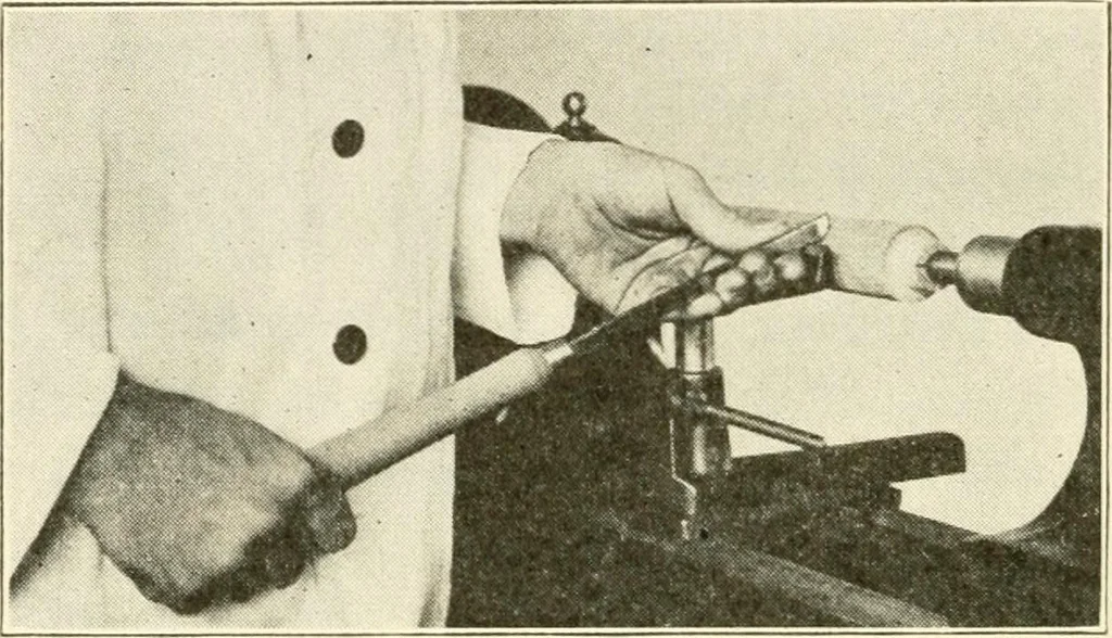 An illustration from Woodwork for secondary schools; a text-book for high schools and colleges, prevocational and elementary industrial schools, 1916, leaf 203