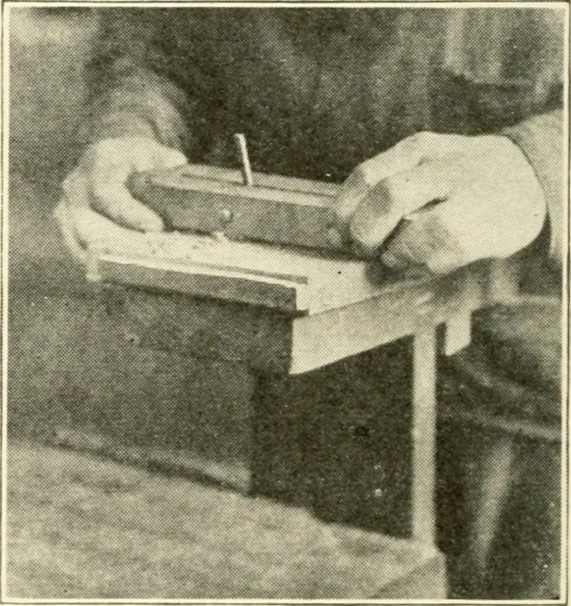 An illustration from Woodwork for secondary schools; a text-book for high schools and colleges, prevocational and elementary industrial schools, 1916, leaf 225