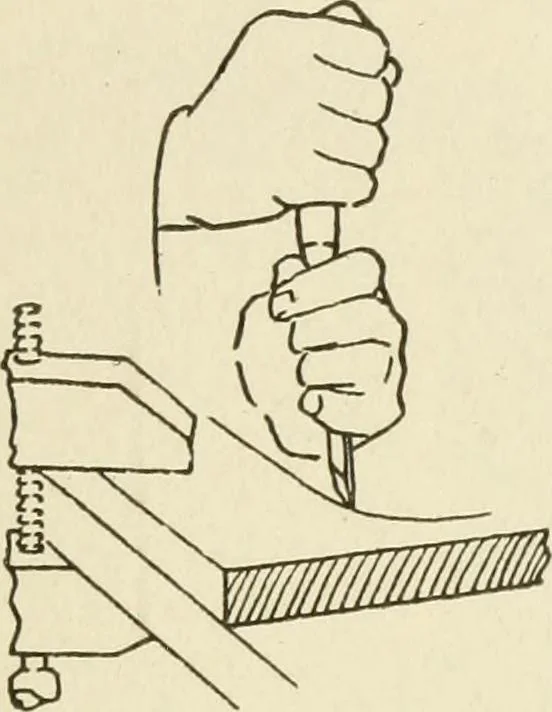 An illustration from Woodwork for secondary schools; a text-book for high schools and colleges, prevocational and elementary industrial schools, 1916, leaf 236