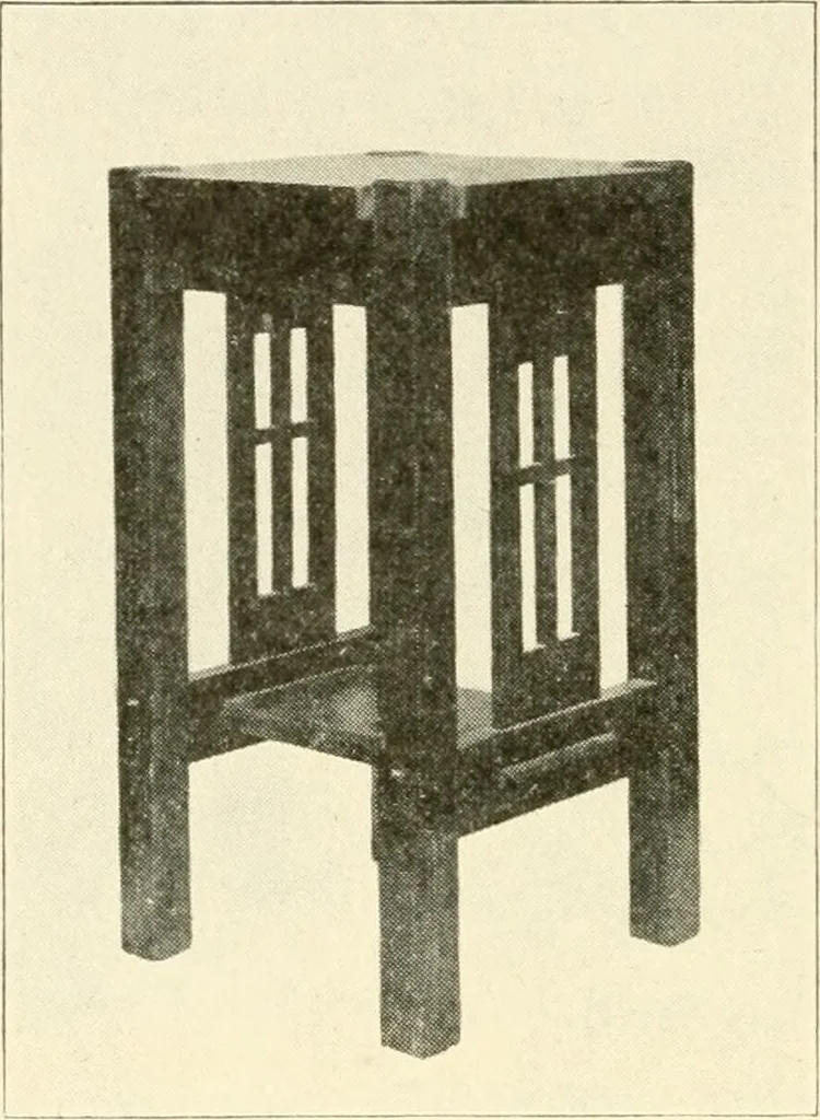 An illustration from Woodwork for secondary schools; a text-book for high schools and colleges, prevocational and elementary industrial schools, 1916, leaf 243