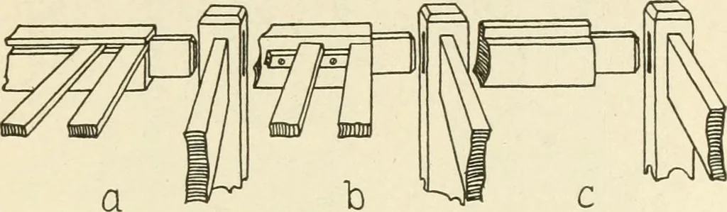 An illustration from Woodwork for secondary schools; a text-book for high schools and colleges, prevocational and elementary industrial schools, 1916, leaf 272