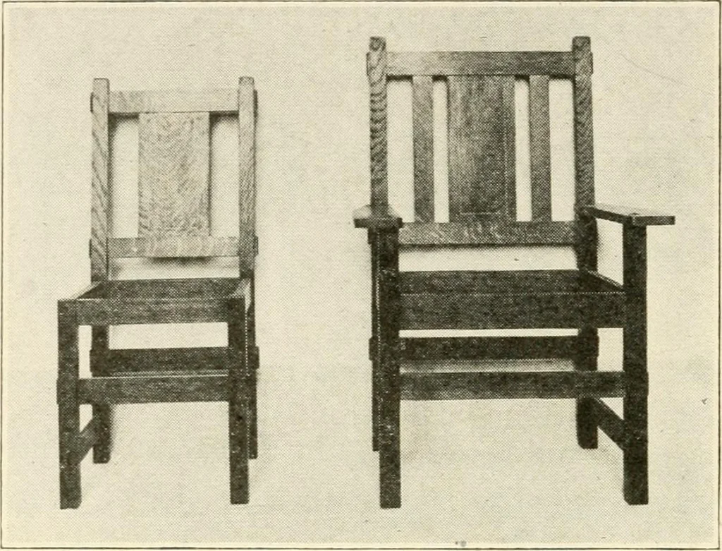 An illustration from Woodwork for secondary schools; a text-book for high schools and colleges, prevocational and elementary industrial schools, 1916, leaf 273