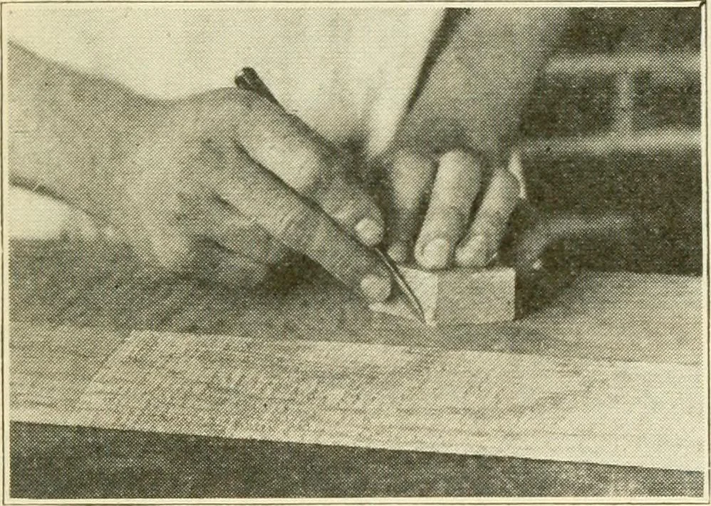 An illustration from Woodwork for secondary schools; a text-book for high schools and colleges, prevocational and elementary industrial schools, 1916, leaf 276