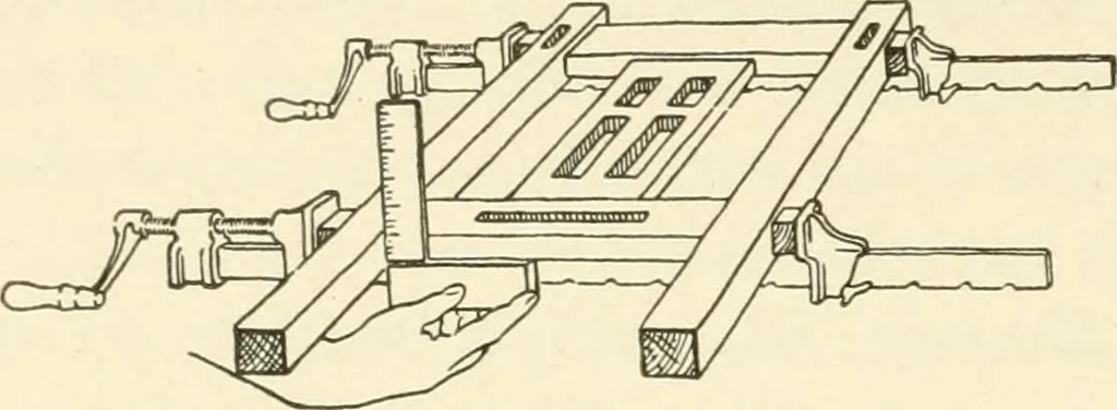 An illustration from Woodwork for secondary schools; a text-book for high schools and colleges, prevocational and elementary industrial schools, 1916, leaf 287