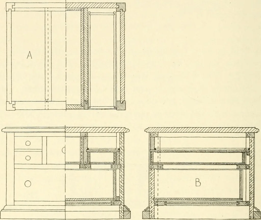 An illustration from Woodwork for secondary schools; a text-book for high schools and colleges, prevocational and elementary industrial schools, 1916, leaf 305
