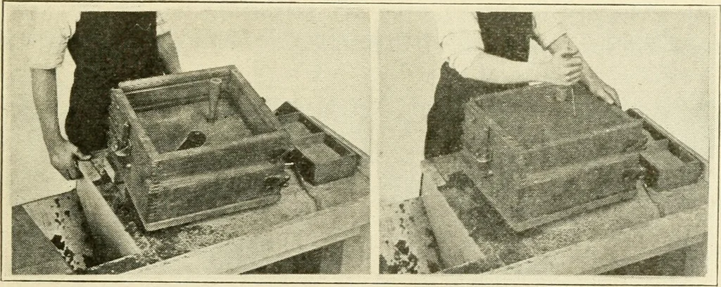 An illustration from Woodwork for secondary schools; a text-book for high schools and colleges, prevocational and elementary industrial schools, 1916, leaf 328